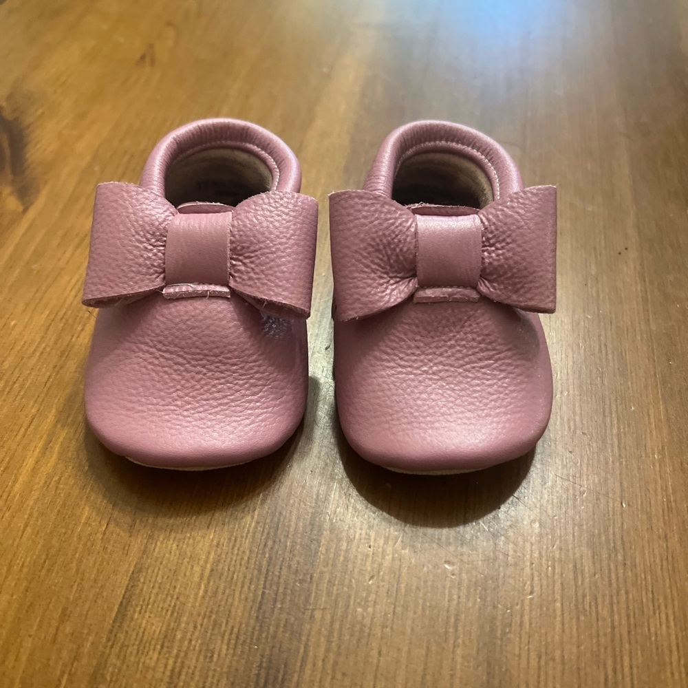 Texas Moccs Lavender Baby Moccasins